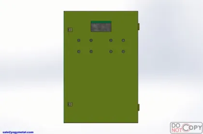 Indoor outdoor electric meter box seal