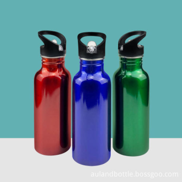 Environmental Friendly SS Single Wall Water Bottle