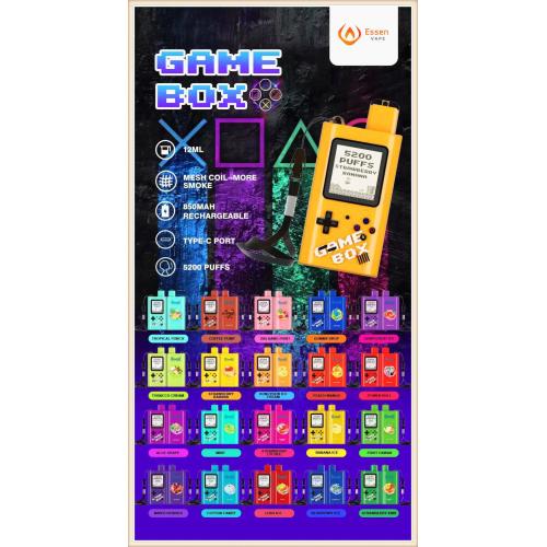 Randm Game Box 5200 Puffs Factory Vape desechable