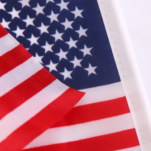 Custom 100% Polyester USA Hand Flag
