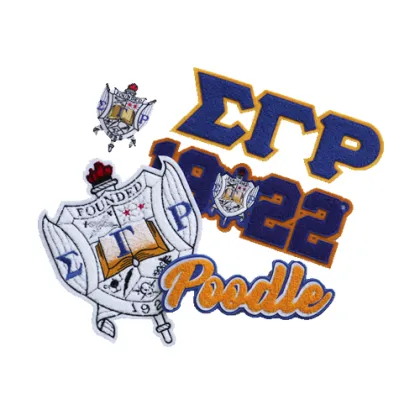 Big Size Zeta Phi Beta Shield Patch - Blue 1920 Zeta Crest Chenille Patch: Unique and Stylish Accessory for Affiliates