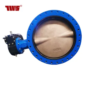 DN750 WCB U type Flanged butterfly valve according to ANSI standard with threaded holes