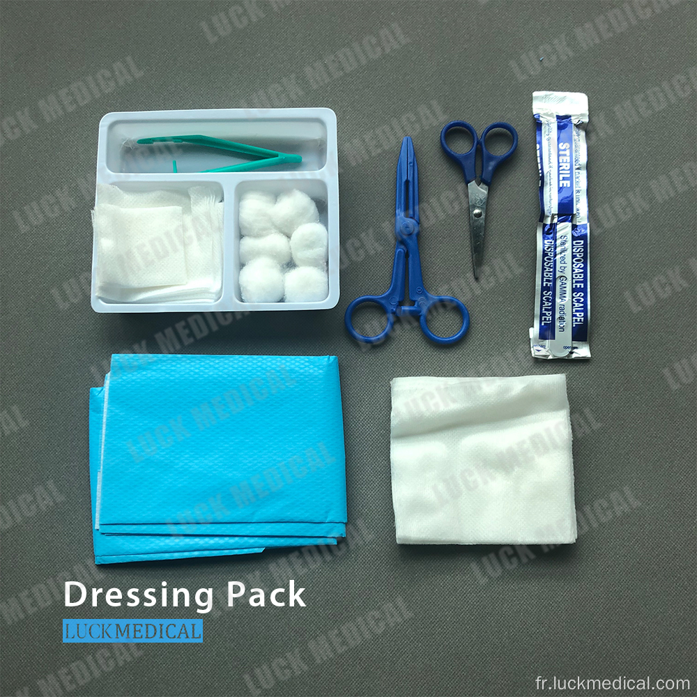 Kit de pansement médical jetable