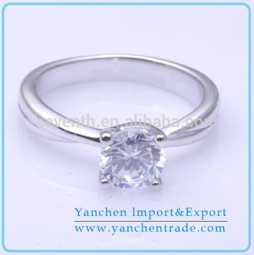 One Single Stone Simple Ring Wholesale For Engagement In Low Price