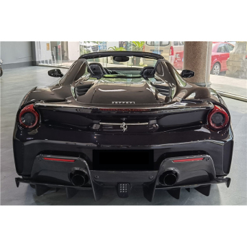 Darwinpro Pista Pista in fibra di carbonio Burmaper e ala per Ferrari 488 Spider