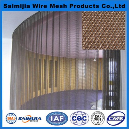 Top quality stylish metal mesh curtain for fireplace