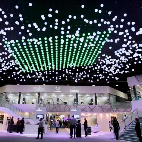 DMX RGB LED Pendant Ball Light untuk Panggung