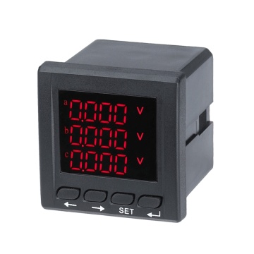 Multifunctional power meter large LCD display