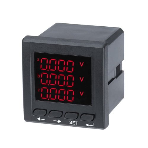 Multifunctional power meter large LCD display