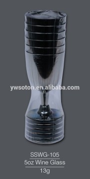 Wrapped Coated Wine Glass Cups Party Essentials Hard Plastic Party Cups Tumblers Champagne Glass