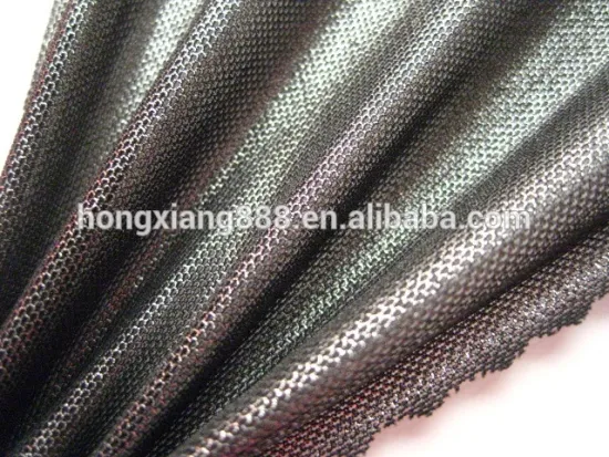 2015 New Design Mesh Nylon Spandex Bronzing Powernet Fabric