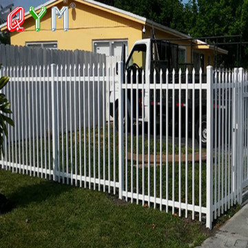 Panneaux de clôture en fer en acier foncé noir