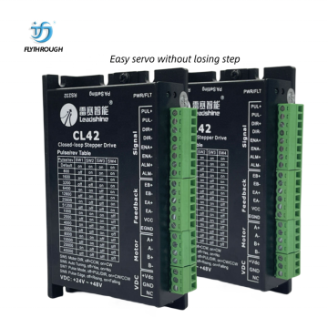 Flythrough Hybrid: controlador de motor paso a paso de circuito nema17 NEMA17 y controlador de motor de servomotor CL42 fácil