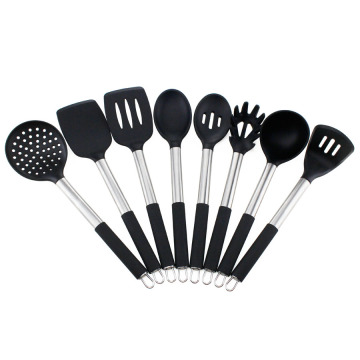 8PCS utensilios de cocina utensilios de cocina de silicona conjunto