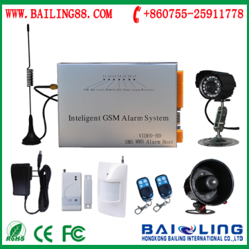 Intelligent GSM/CDMA Security Alarm System with Camera Sending SMS, MMS, E-Mail Calls Automatically