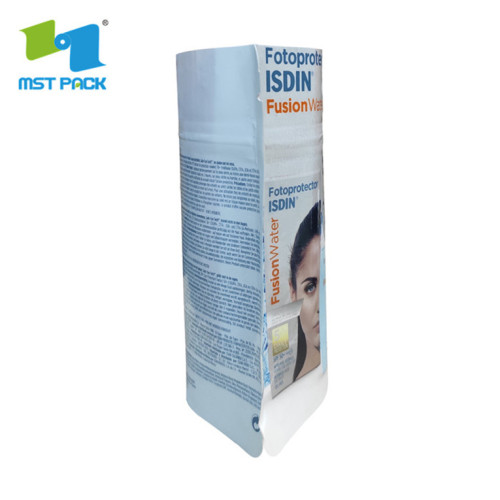 Skincare Heat Seal Laminated Packaging Ziplock Doypack