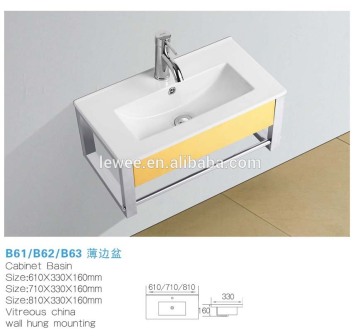 wall-hung cabinet basin