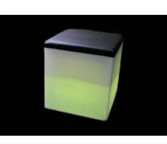 New Design LED Magic Cube Chair with Cushion for Wedding