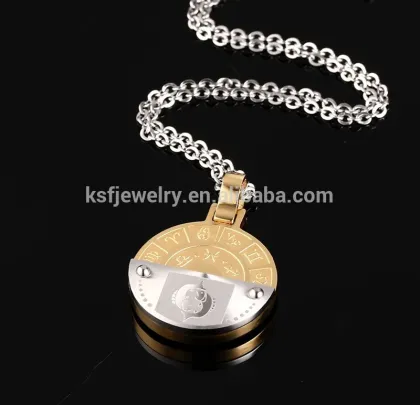 Hot Selling Chinese Zodiac Pendant Necklace Stainless Steel Pendant Wholesale Pendant