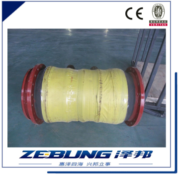 ID 800mm gravel sand flanged dredging rubber hoses