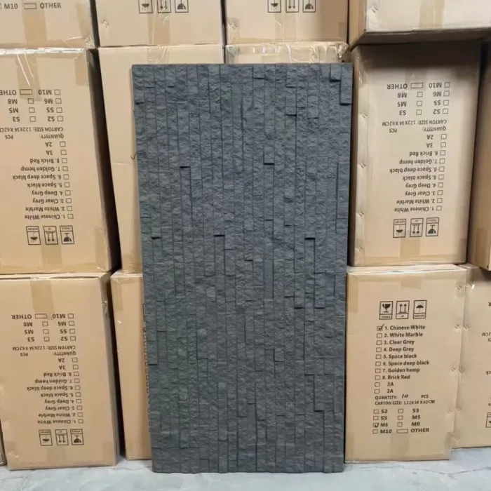 แผงผนังหิน PU เป็นมิตรกับสิ่งแวดล้อมมาตรฐานสหภาพยุโรป