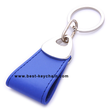 Promotion Stamp Logo PU Leather Custom Design Key Ring (BK21500D)
