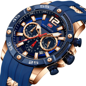 High Quality Quartz Watches for Men: MINI FOCUS 0349 G with Japanese Movement and Alloy Design - Bulk Options Available