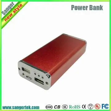 lcd power indicator power bank 7800mah