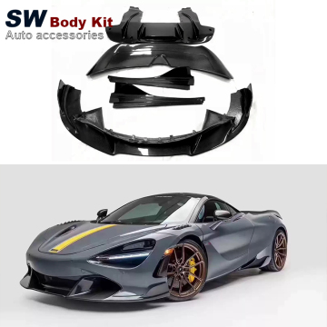 Kit Badan Karbon Viber V Style V Style V Style V Style V Style 720s untuk McLaren 720s - Depan depan &amp; penyebar belakang depan
