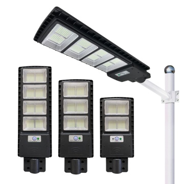 Factory Direct Solar Street Lights with Poles for Airports, Stadiums, and Highways
