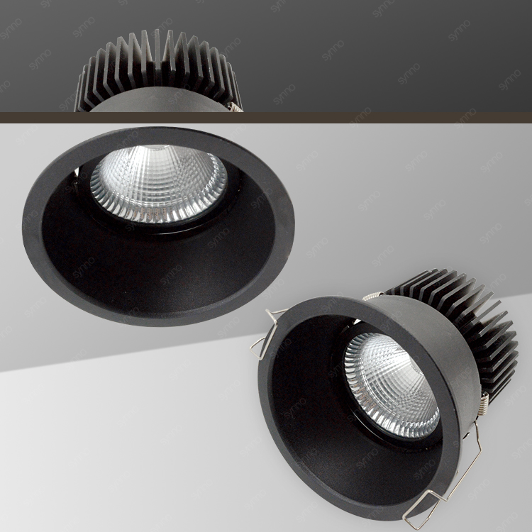 Corpo colore nero da 30 W Downlight del soffitto al soffitto ad incasso LED