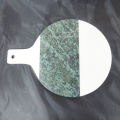 Round Marble Serving Board met handvat