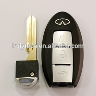 Hot sale good price for Infiniti smart 3 button remote control key cover