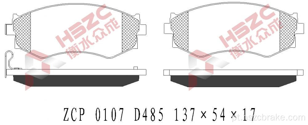 FMSI D462 PAT CERAMICA DE CERAMICA DE CARRO PARA NISSAN