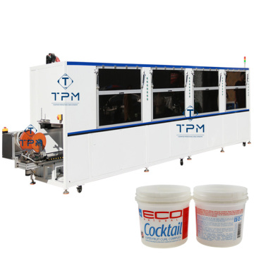 TPM 4 Color Oil Filters Plastic Bucket Printer Screen Printing Machines