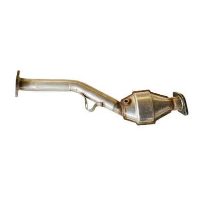 Motorcycle Exhaust Pipe with Honeycomb Ceramic Catalytic Converter - Auto Spare Parts