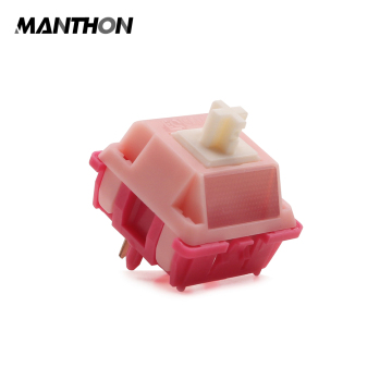 Equalz Grapefruit Gummy Switch Bottom Force 45g Pok Shell 5 Pins DIY Mechanical Keyboard Switches