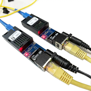 1 Pair 1GE Gigabit Fiber Optical Media Converter PCB Board