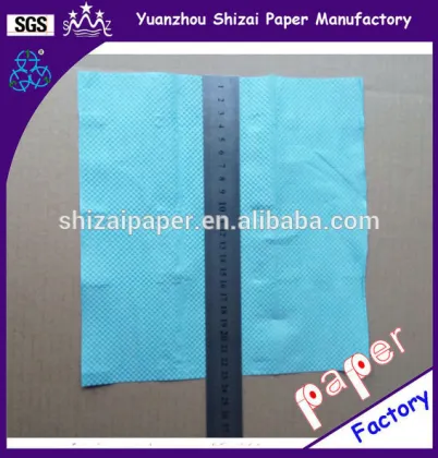 Blue Z-fold Paper hand towels