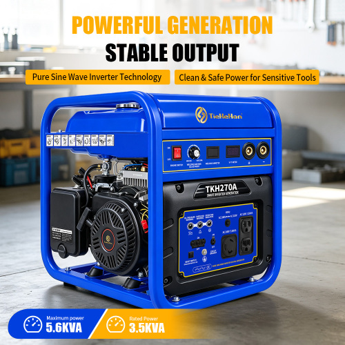 Generador de soldadura de gasolina de 5,6 kVA para lugares de trabajo