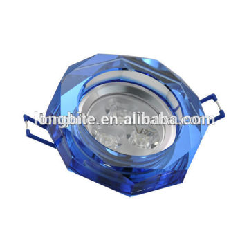 square and round halogen led ceiling light holder clear color