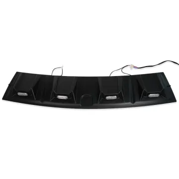 ABS Matte Black Front Top Roof Cover with LED for Mitsubishi Triton 2006-2019 - Car Auto Accessories 4x4