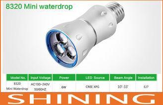Aluminum 100Lm 6watt LED Focus Spotlight 50000h With E27 Cr