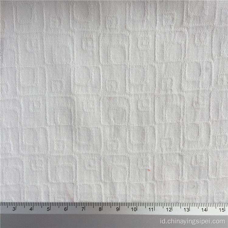 Stocklot Crepe Woven 100% Cotton Jacquard Fabric