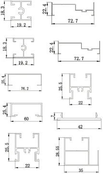 Indonesia Premium Custom Aluminum Building System for Doors and Windows