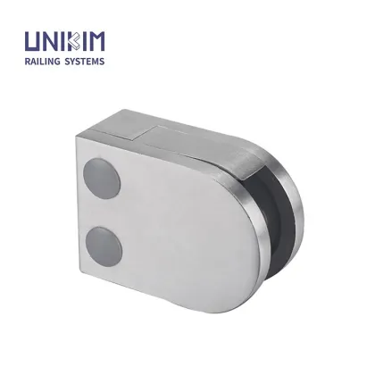 Zinc alloy glass door clamp for glass frame