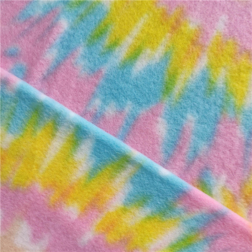 Good Printed Raised Brushed Polar Fleece Fabric