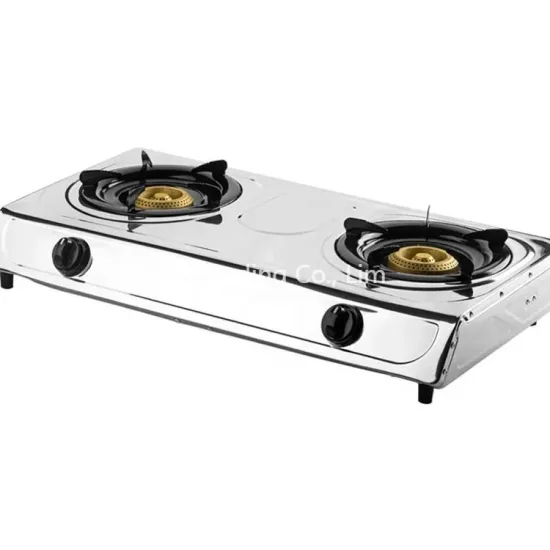 Double Burner Stainless Steel Table Gas Cooker, Gas Stove with LPG, Ng or Biogas Available