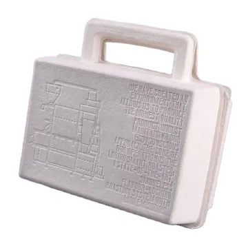 Biodegradable Sugarcane Bagasse Clamshell Case