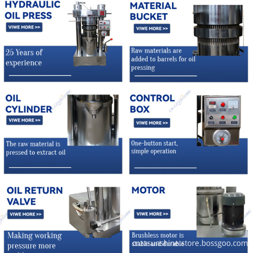 High Speed Adjustable Hydraulic Oil Press Machine with Competitive Price for Edible Oil Extraction